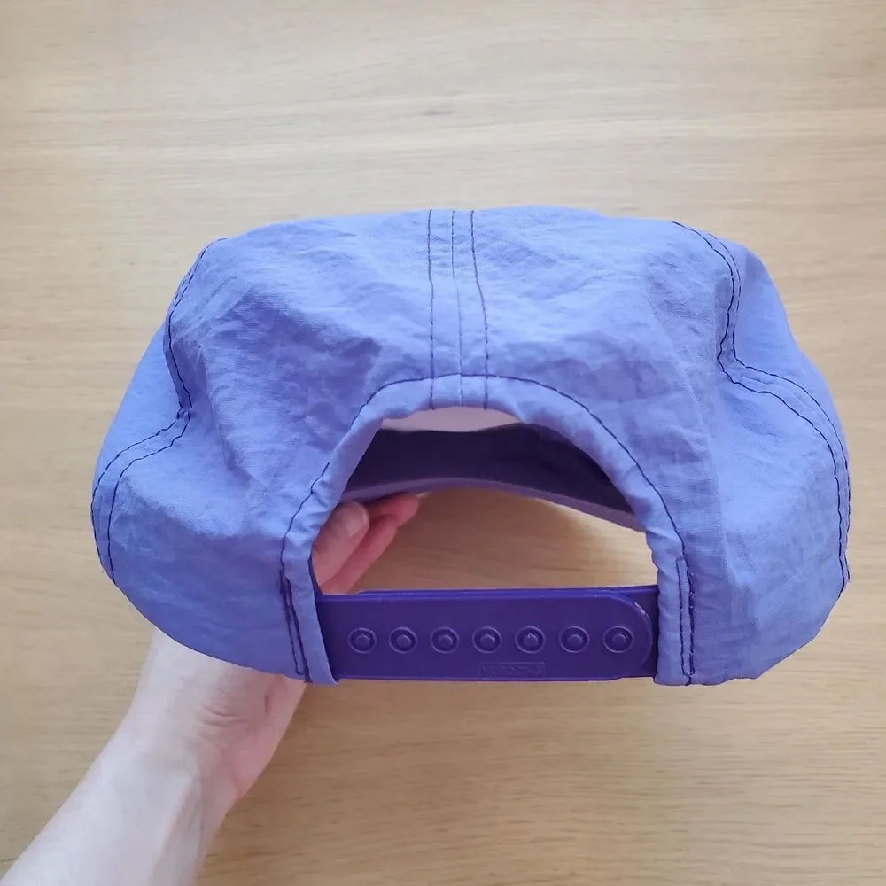 Vintage 90s Purple Gymnastics Trucker Hat